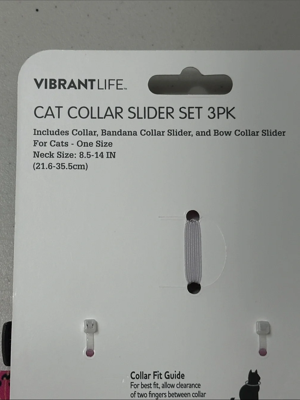VibrantLife Pink Halloween Cat Collar & Bandana Set